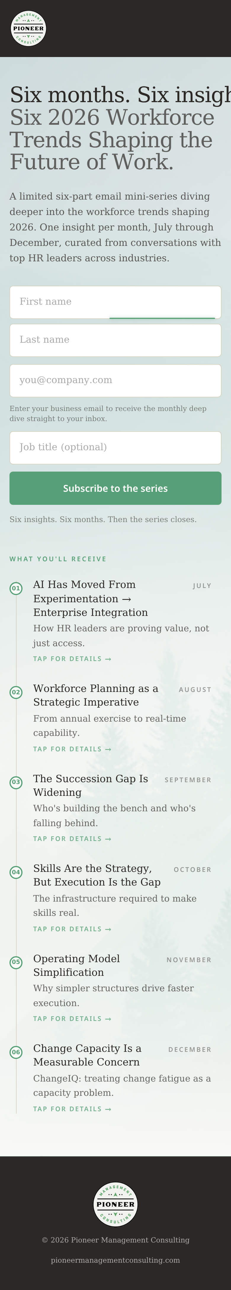 Workforce Trends Series — mobile preview
